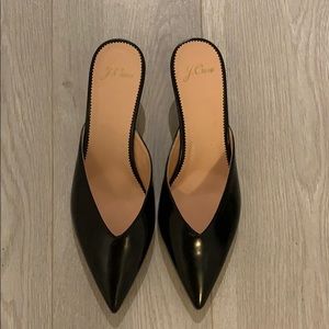 Black Kitten Heel